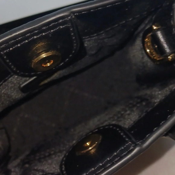 Michael Kors Mercer Black Extra-Small Leather Crossbody/Clutch Bag - Picture 9 of 9